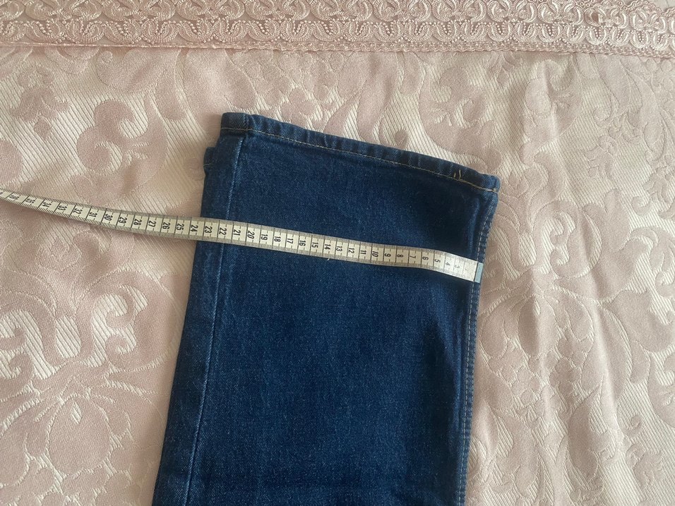 Düğmeli Lacivert  Kadın Pantolon - Görsel 3