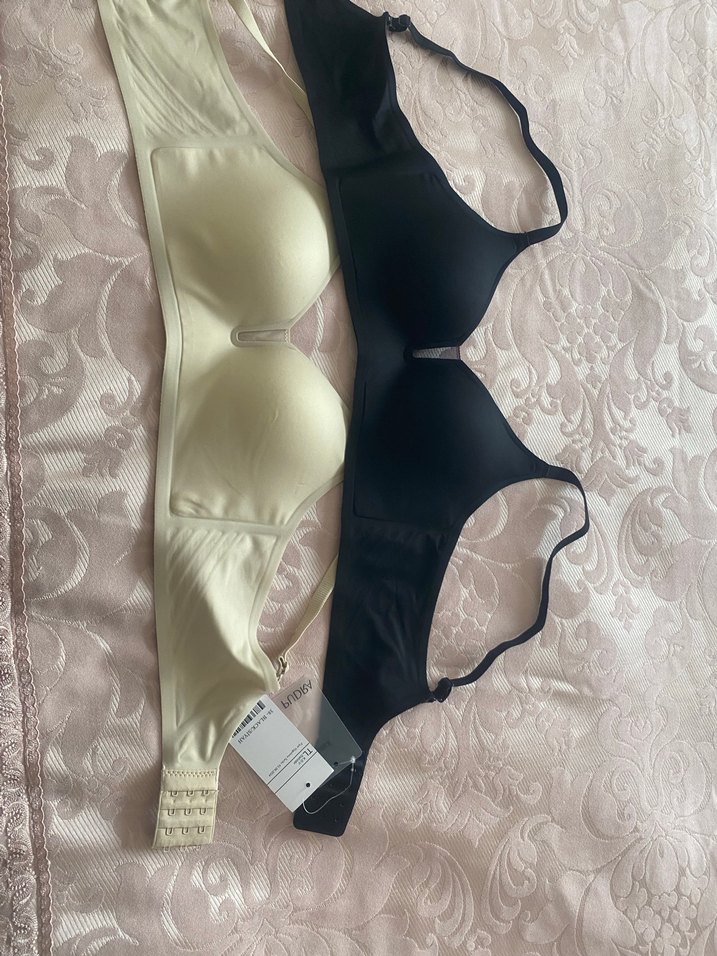 Bej ve Siyah Normcore Midi Sütyenler - Görsel 3