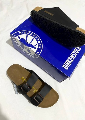 Birkenstock Erkek Siyah Tokalı Sandalet - Görsel 5