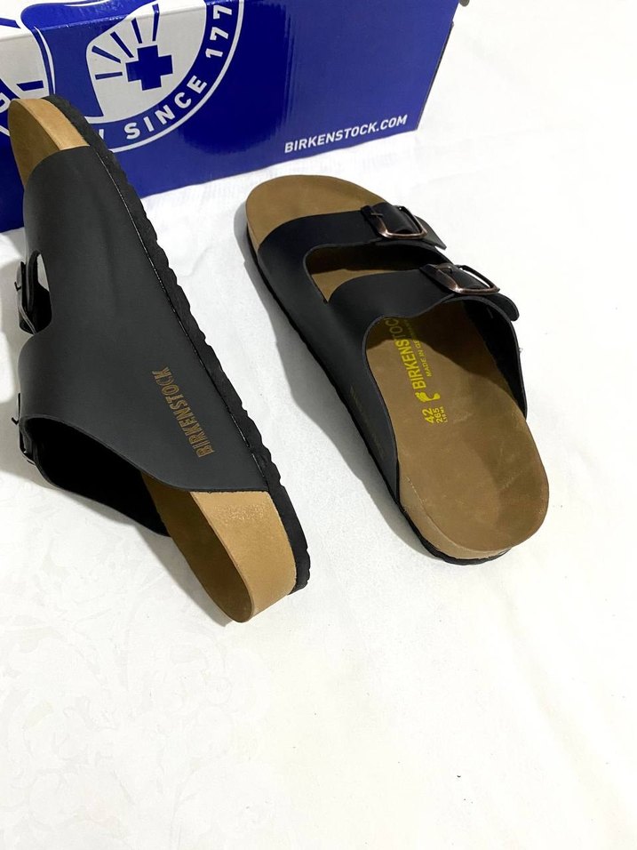 Birkenstock Erkek Siyah Tokalı Sandalet - Görsel 3