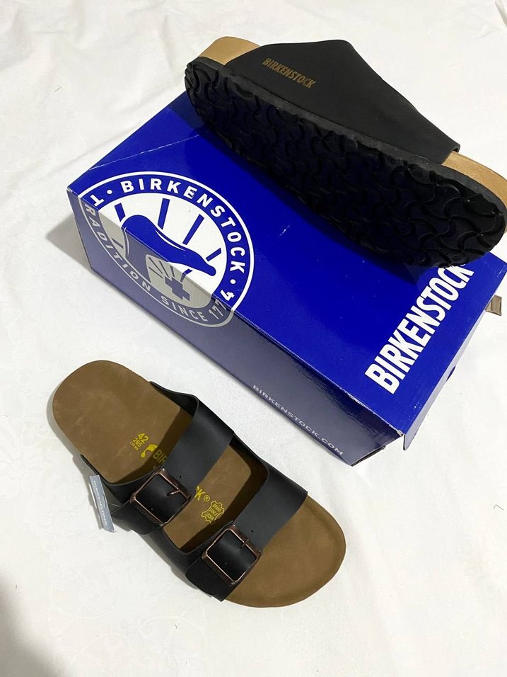 Birkenstock Erkek Siyah Tokalı Sandalet - Görsel 5