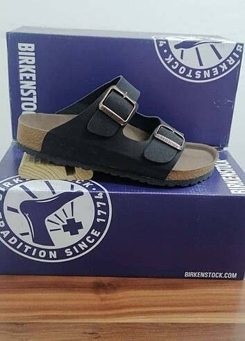 40 Beden siyah Renk Birkenstocks ARİZONA erkek deri terlik ithal ayarında tam kal