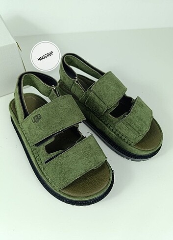 Ugg UGG GoldenGlow sandalet New Collection İthal ürün Süet mat