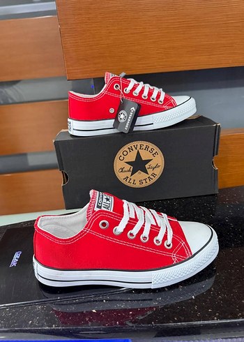 Kadın Kırmızı Converse All Star Spor Ayakkabı