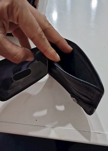 Deri Siyah Erkek Cüzdanı kartlık - Görsel 5