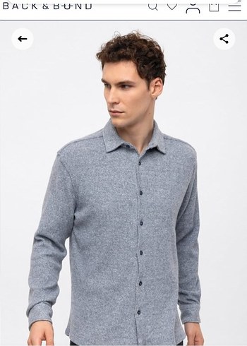 Gri Erkek Regular Fit Uzun Kollu Gömlek