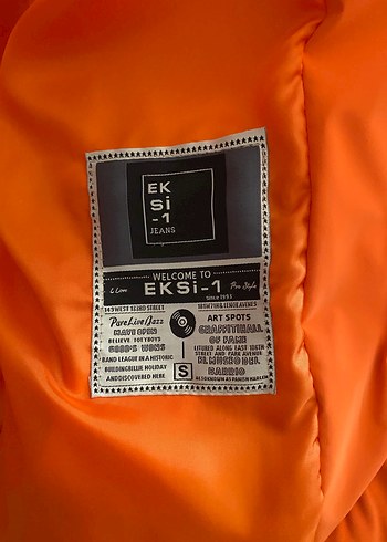 Turuncu Kadın Midi Mont, Yüksek Yakalı, Fermuarlı - Görsel 6