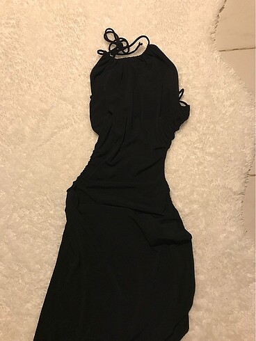 s Beden siyah Renk Uzun elbise