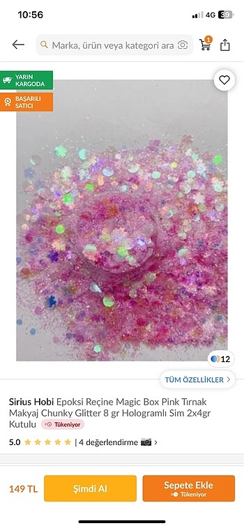 Glitter set - Görsel 9