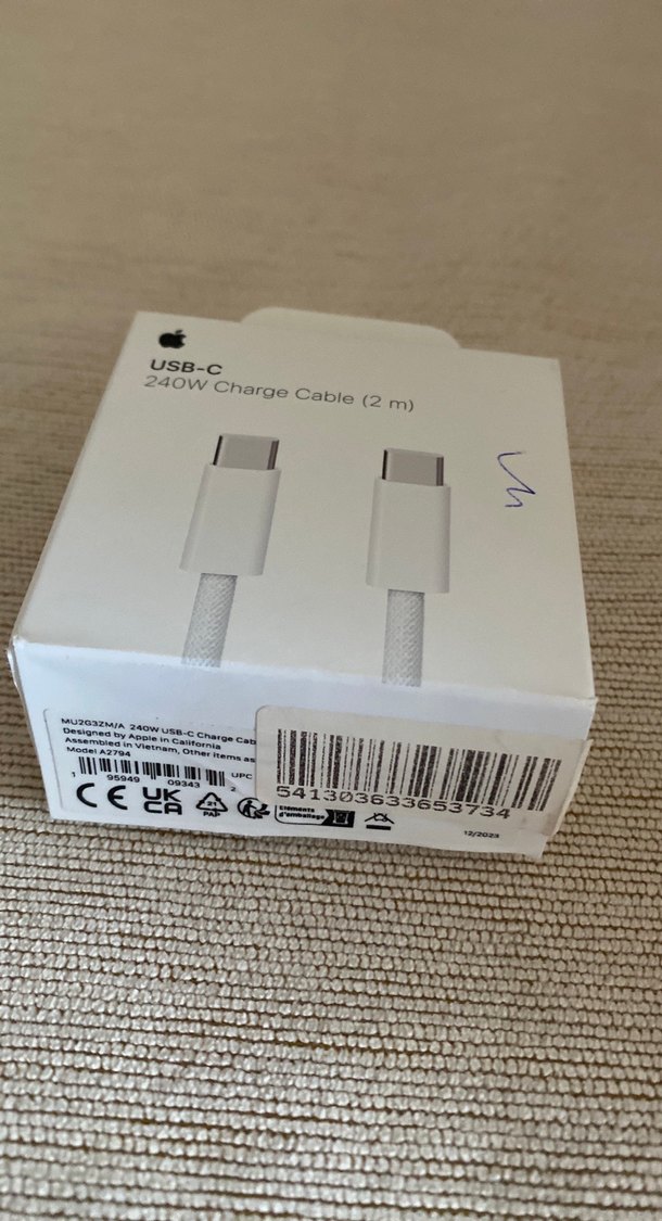 USB-C 240W Şarj Kablosu 2 m Beyaz - Görsel 5