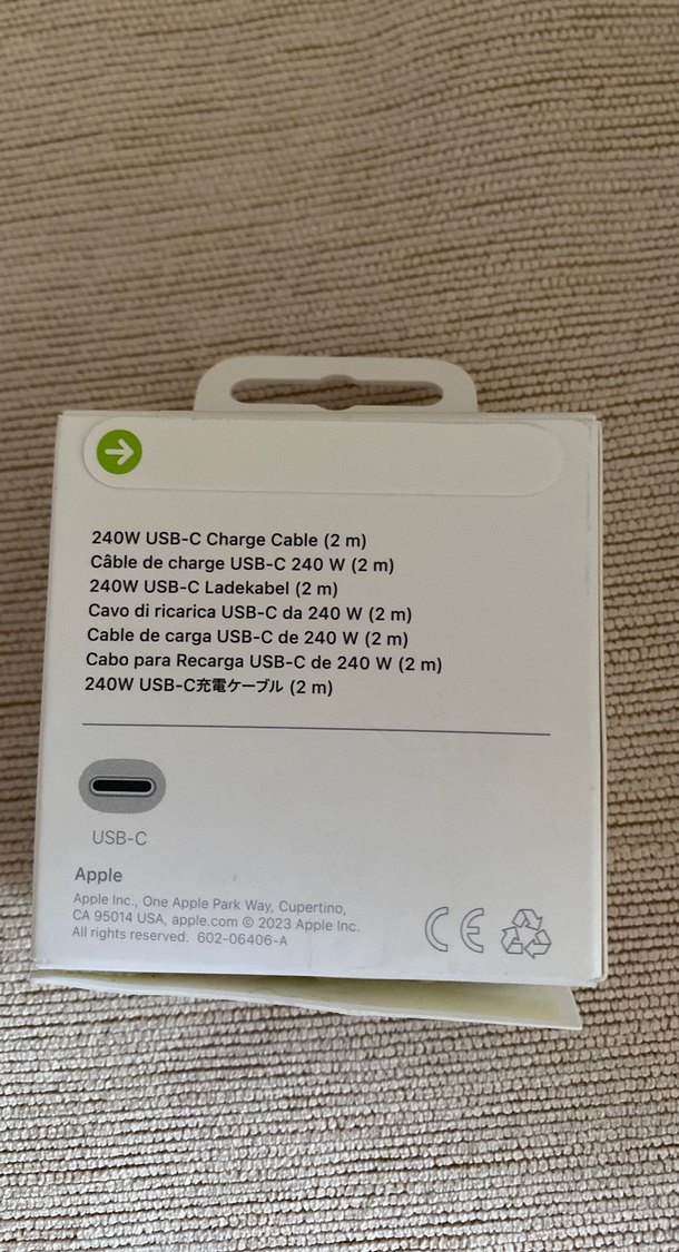USB-C 240W Şarj Kablosu 2 m Beyaz - Görsel 2