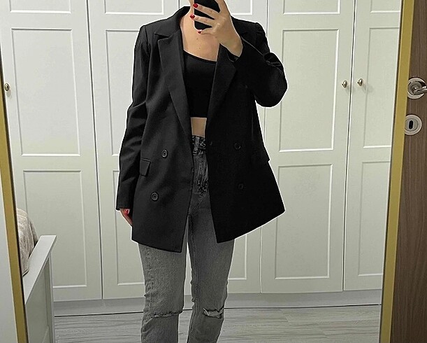 Siyah Blazer Ceket