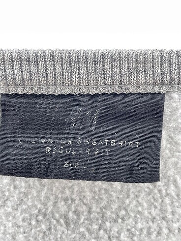 l Beden gri Renk H&M Sweatshirt %70 İndirimli.