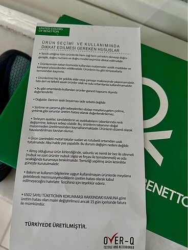 25 Beden mavi Renk ORJİNAL BENETTON