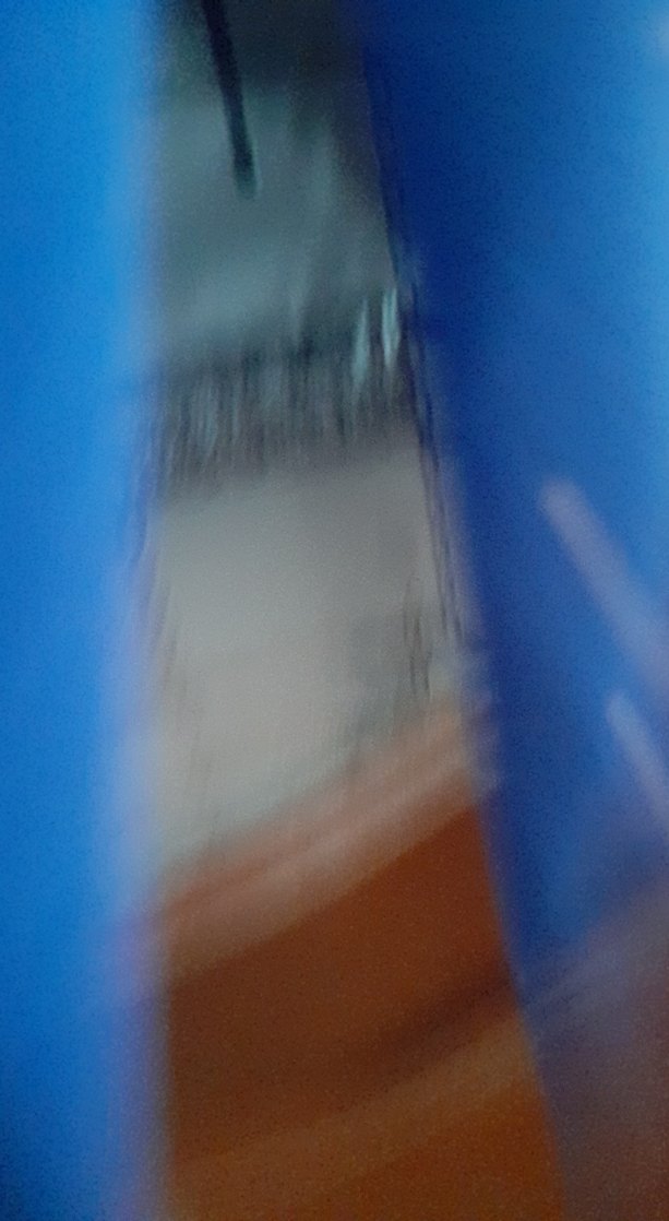 Mavi Puantiyeli V Yaka Uzun Elbise - Görsel 3