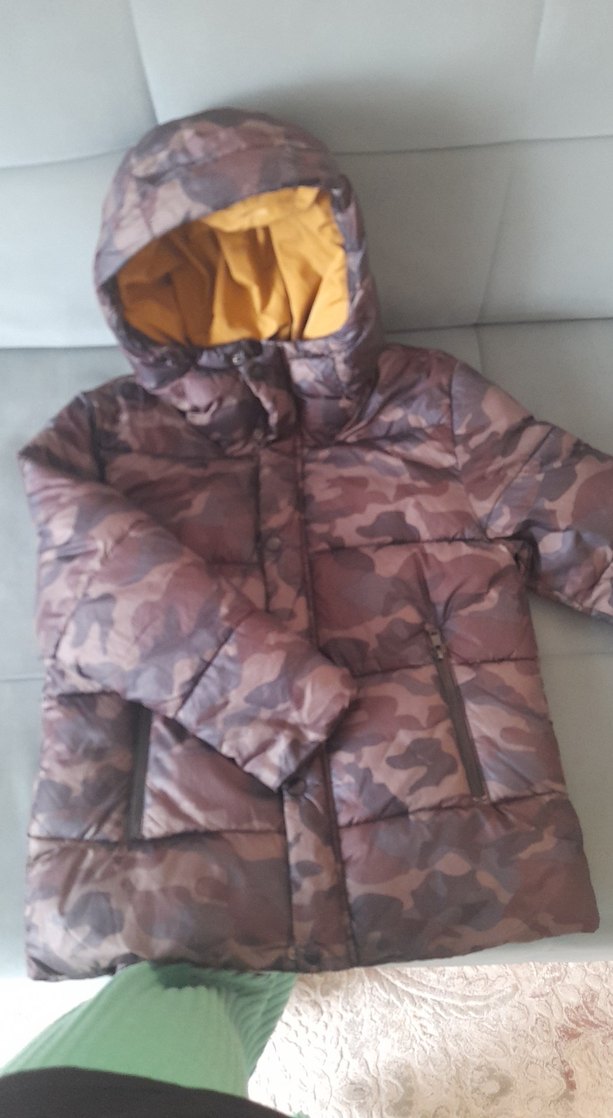 Erkek Çocuk Kamuflaj Desenli Kaban - Görsel 2