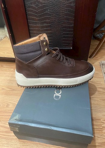 Kahverengi Erkek Street Style Bot - Görsel 2