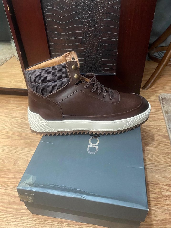 Kahverengi Erkek Street Style Bot - Görsel 2