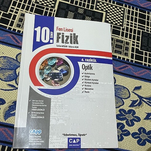 Çap 10. sınıf Fizik Optik Fasikülü