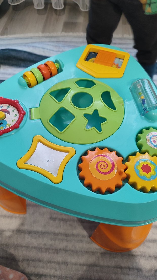 Çok Renkli Eğitici Aktivite Masası - Görsel 5