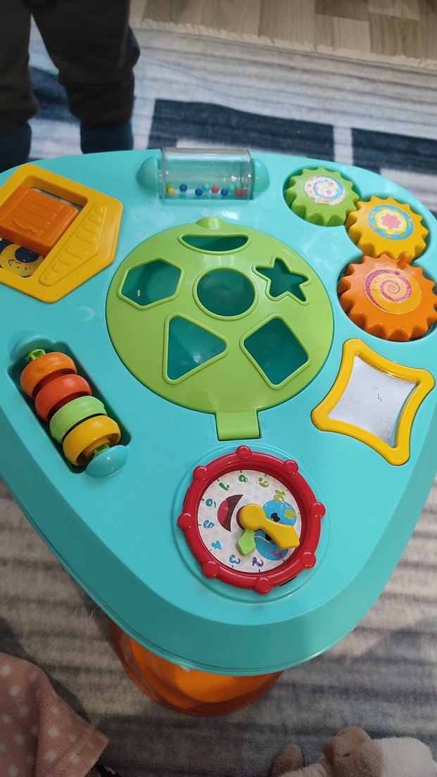 Çok Renkli Eğitici Aktivite Masası - Görsel 4