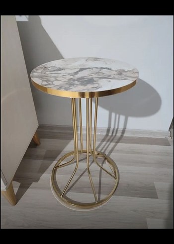 mermer desenli Gold 3lü sehba - Görsel 8