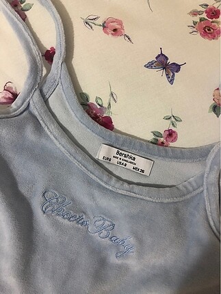 bershka kadife top