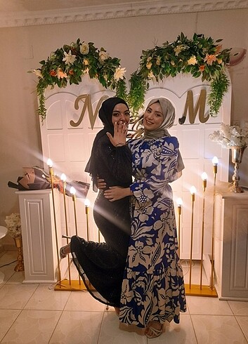 Trendyol & Milla Mavi saten elbise