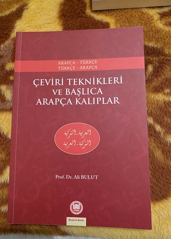 Çeviri Teknikleri ve Başlıca Arapça Kalıplar Kitabı
