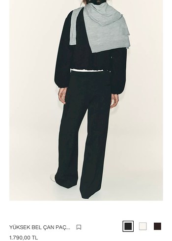 Zara yüksek bel pantolon - Görsel 3