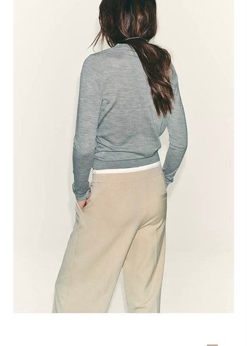 Zara yüksek bel pantolon - Görsel 3