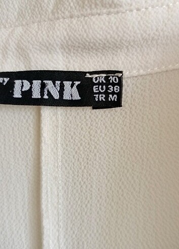 Pink Step İpek gömlek