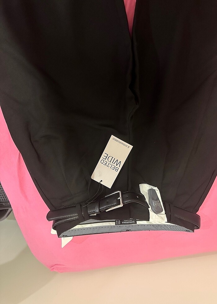 Stradivarius kemerli pantolon - Görsel 3