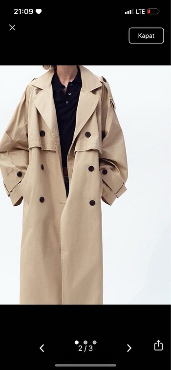 Zara Zara trençkot