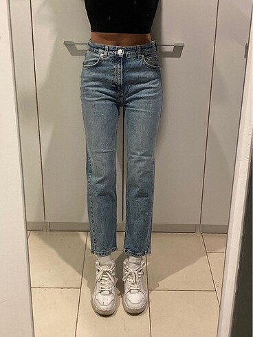 Pull and Bear Yüksek Bel Straight Fit Jean