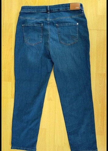 50 Beden mavi Renk Taşlı pantolon 