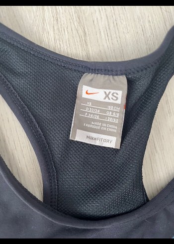 Nike Nike Spor Sütyeni Mavi Logo Baskılı