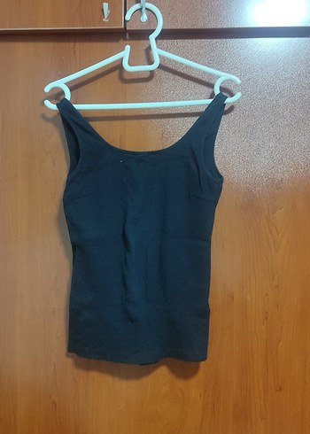 Siyah Mini Askısız Kadın Atlet