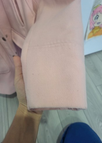 Koton Pembe Düğmeli Midi Kadın Palto