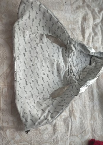 Kız Çocuk Gri Kapüşonlu Şişme Yelek - Görsel 3