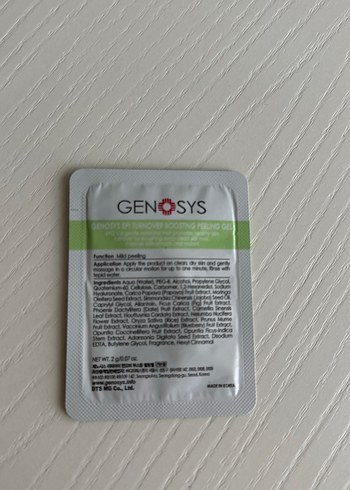 GENOSYS peeling jel - Görsel 2