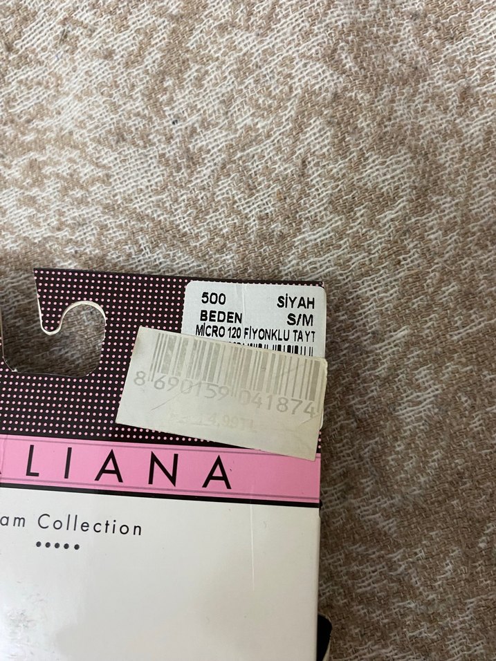 Siyah Elastik Midi Kadın Tayt - Görsel 3