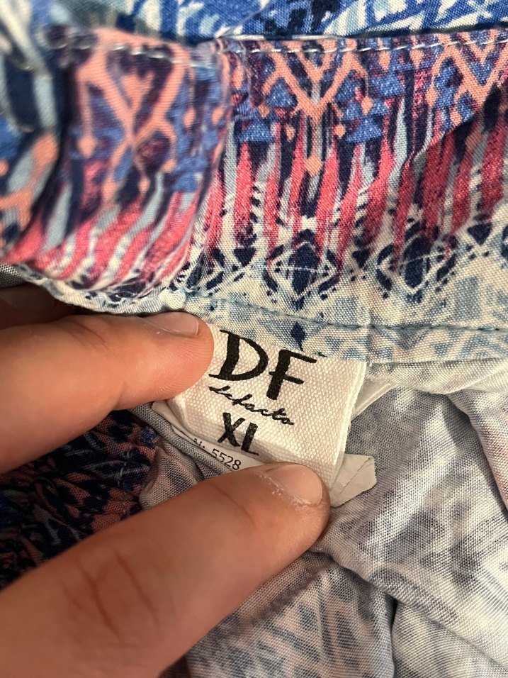 Renkli Pilili Bohem Mini Şort - Görsel 3