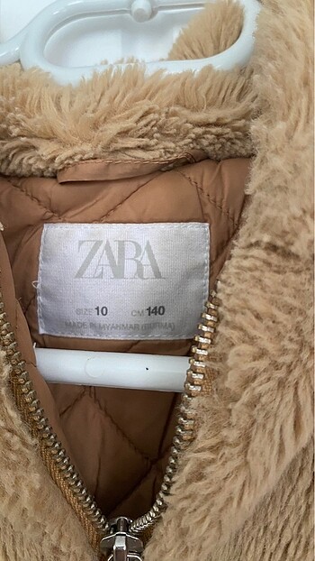 10 Yaş Beden Zara Peluş Mont