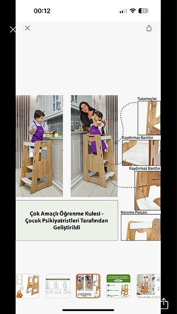  Beden kahverengi Renk Öğrenme kulesi