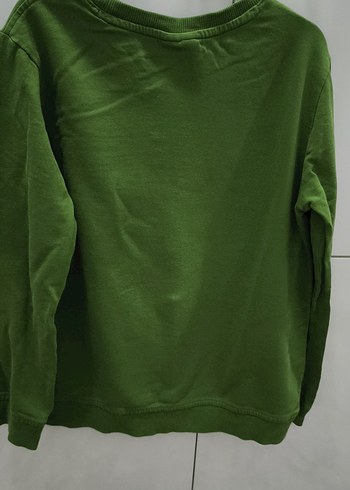 9 Yaş Beden yeşil Renk U.S. Polo Assn. Erkek Çocuk Yeşil Sweatshirt