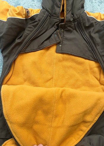 Kahverengi Fermuarlı Bebek Kayak Tulumu - Görsel 6