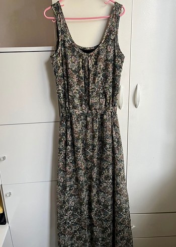 Bohem Çok Renkli Askılı Hamile Tulum - Görsel 4