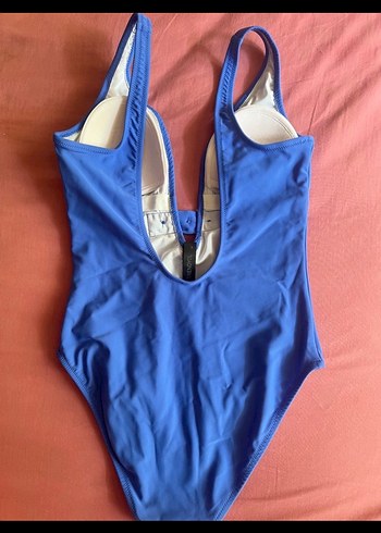 Düğmeli Lacivert Kadın Mayo - Görsel 2