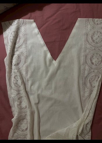 Bohem Dantel Detaylı Mini Pareo - Görsel 9